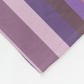 Verticale strepen nabootsen fleece deken (Hoek)