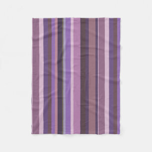 Verticale strepen nabootsen fleece deken