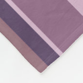 Verticale strepen nabootsen fleece deken (Hoek)