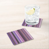 Verticale strepen nabootsen kartonnen onderzetters (Insitu)