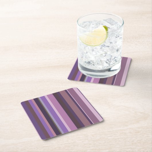 Verticale strepen nabootsen kartonnen onderzetters (Insitu)