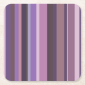 Verticale strepen nabootsen kartonnen onderzetters (Voorkant)