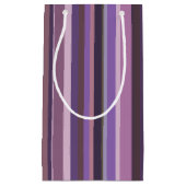 Verticale strepen nabootsen klein cadeauzakje (Voorkant)