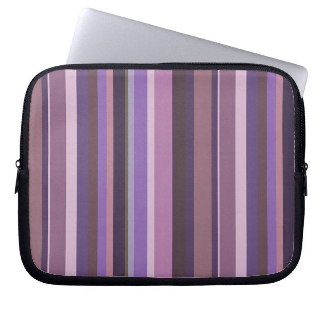 Verticale strepen nabootsen laptop sleeve (Voorkant)