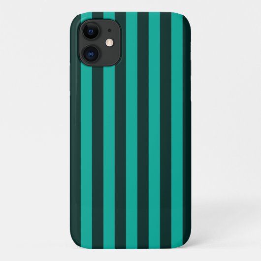 Verticale strepen van Turquoise passen dit aan! Case-Mate iPhone Case (Achterkant)