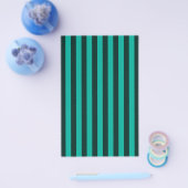 Verticale strepen van Turquoise passen dit aan! Flyer (Enkel)