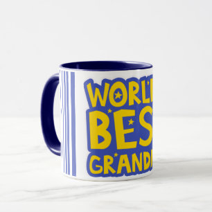 Verticale Strepen Werelds Beste Oma Koffie Mok