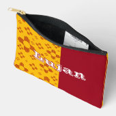 Verticale Strepen Zia Zon Rood Geel New Mexico Etui (Open)