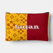 Verticale Strepen Zia Zon Rood Geel New Mexico Etui (Voorkant)