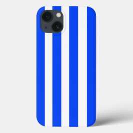 Verticale Stripe Sailor Blauw & Wit Patroon Case-Mate iPhone Case