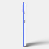 Verticale Stripe Sailor Blauw & Wit Patroon Case-Mate iPhone Case (Achterkant / Links)