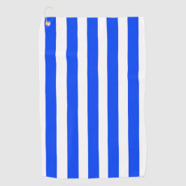 Verticale Stripe Sailor Blauw & Wit Patroon Golfhanddoek