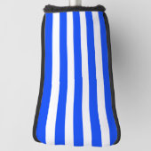 Verticale Stripe Sailor Blauw & Wit Patroon Golfheadcover (Draai 90)
