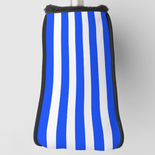 Verticale Stripe Sailor Blauw & Wit Patroon Golfheadcover (Draai 90)