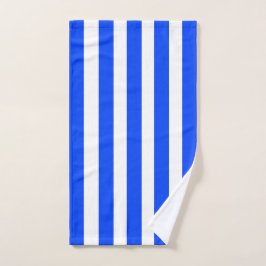 Verticale Stripe Sailor Blauw & Wit Patroon Handdoek