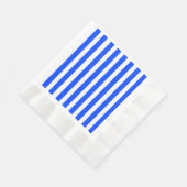 Verticale Stripe Sailor Blauw & Wit Patroon Servet (Hoek)