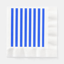Verticale Stripe Sailor Blauw & Wit Patroon