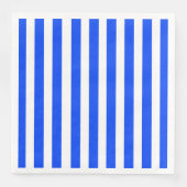 Verticale Stripe Sailor Blauw & Wit Patroon Servet (Voorkant)