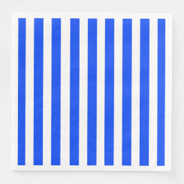 Verticale Stripe Sailor Blauw & Wit Patroon Servet