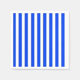 Verticale Stripe Sailor Blauw & Wit Patroon Servet
