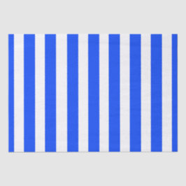 Verticale Stripe Sailor Blauw & Wit Patroon Tissuepapier
