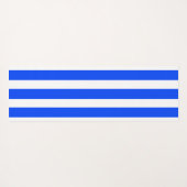 Verticale Stripe Sailor Blauw & Wit Patroon Yogamat (Achterkant (horizontaal))