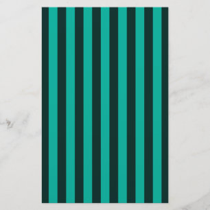 Verticale stripes-decor Turquoise Briefpapier