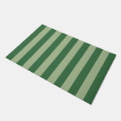 Verticale stripes Forest Green Striped Deurmat (Schuin)
