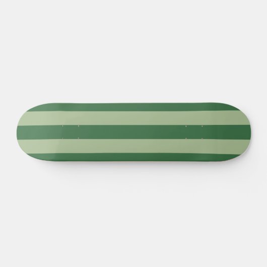 Verticale stripes Forest Green Striped Persoonlijk Skateboard (Horizontaal)