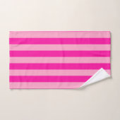 Verticale Stripes Hot Pink Bad Handdoek (Handdoek)