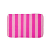 Verticale Stripes Hot Pink Badmat (Voorkant)