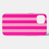 Verticale Stripes Hot Pink Case-Mate iPhone Case (Achterkant (horizontaal))