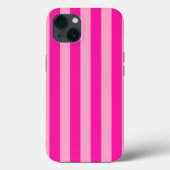 Verticale Stripes Hot Pink Case-Mate iPhone Case (Achterkant)