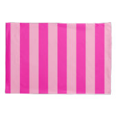 Verticale Stripes Hot Pink Kussensloop (Achterkant)