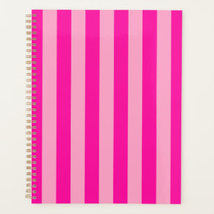 Verticale Stripes Hot Pink Planner