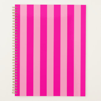Verticale Stripes Hot Pink Planner