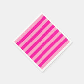Verticale Stripes Hot Pink Servet (Hoek)