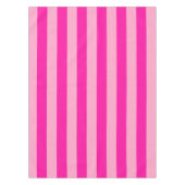 Verticale Stripes Hot Pink Tafelkleed (Voorkant)