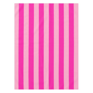 Verticale Stripes Hot Pink Tafelkleed