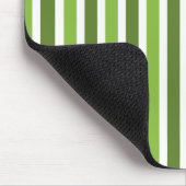 Verticale Stripes Mousepad, groen Muismat (Hoek)