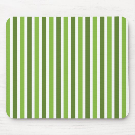 Verticale Stripes Mousepad, groen Muismat (Voorkant)