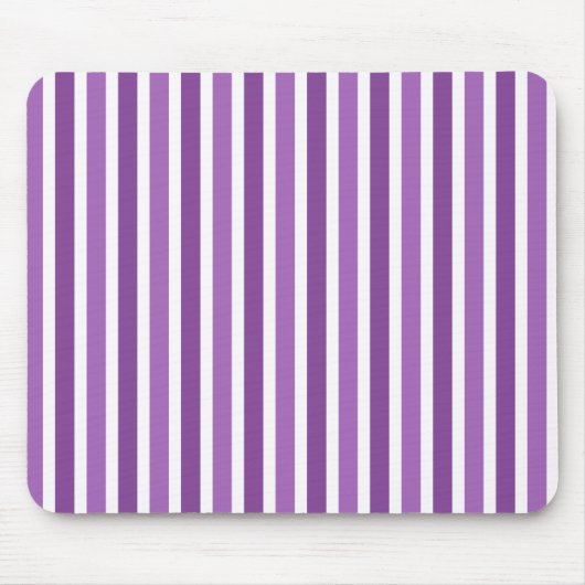 Verticale Stripes Mousepad, Paars Muismat (Voorkant)