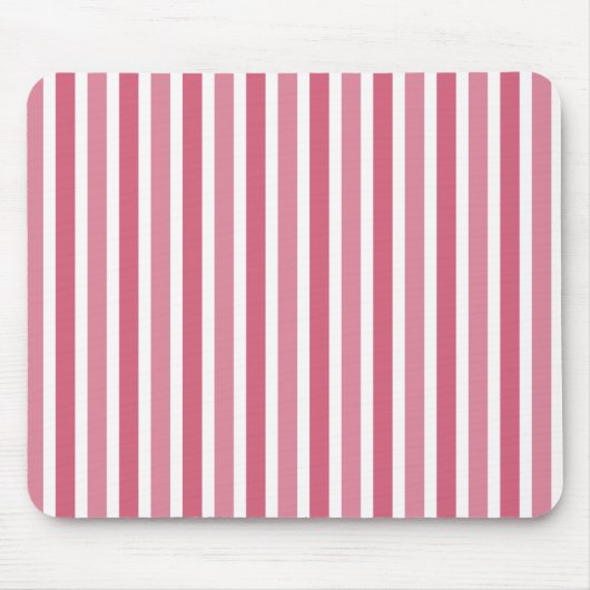 Verticale Stripes Mousepad, roze Muismat (Voorkant)