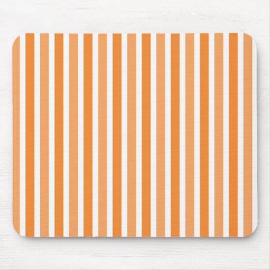 Verticale Stripes Mousepad, Tangerine Muismat (Voorkant)