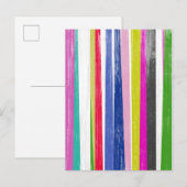 Verticale strips briefkaart (Voorkant / Achterkant)