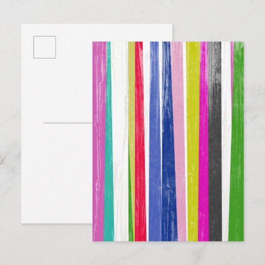 Verticale strips briefkaart (Voorkant / Achterkant)
