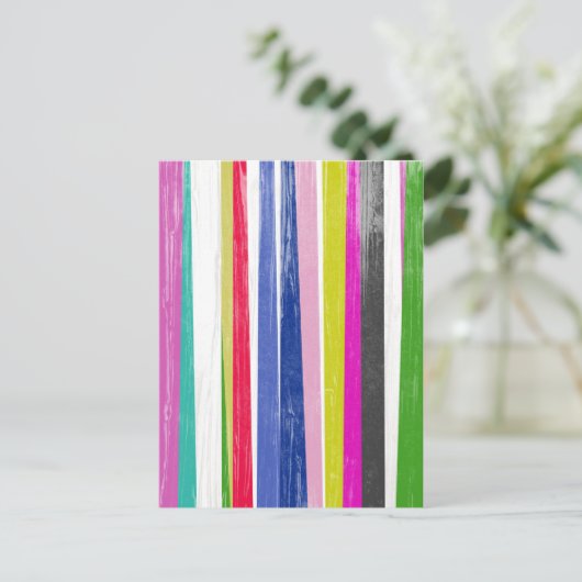 Verticale strips briefkaart (Staand voorkant)