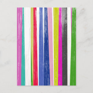 Verticale strips briefkaart