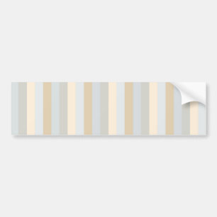 Verticale strips-decor Zachte grijs Bumpersticker