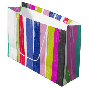 Verticale strips groot cadeauzakje